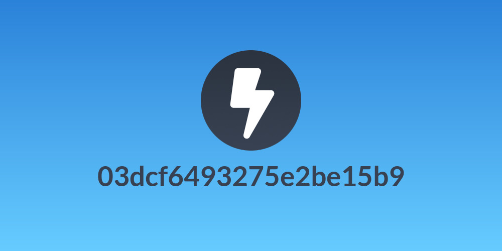03dcf6493275e2be15b9