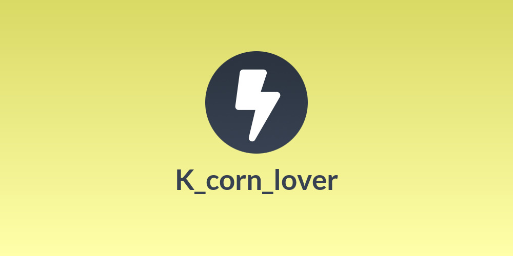 K_corn_lover🌽