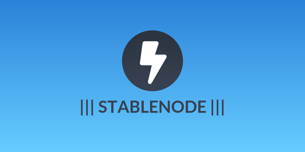 ||| STABLENODE |||