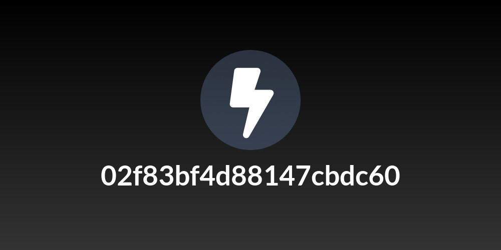 02f83bf4d88147cbdc60