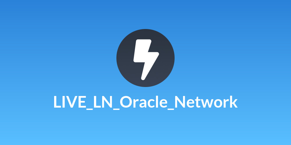 LIVE_LN_Oracle_Network