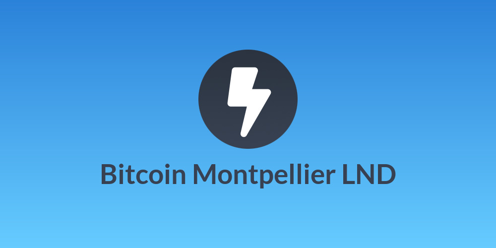 Bitcoin Montpellier LND