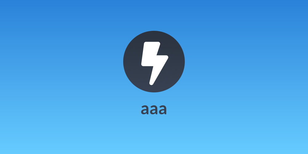 aaa