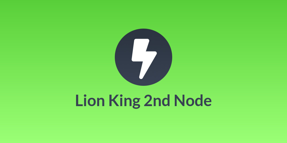 Lion King 2nd Node