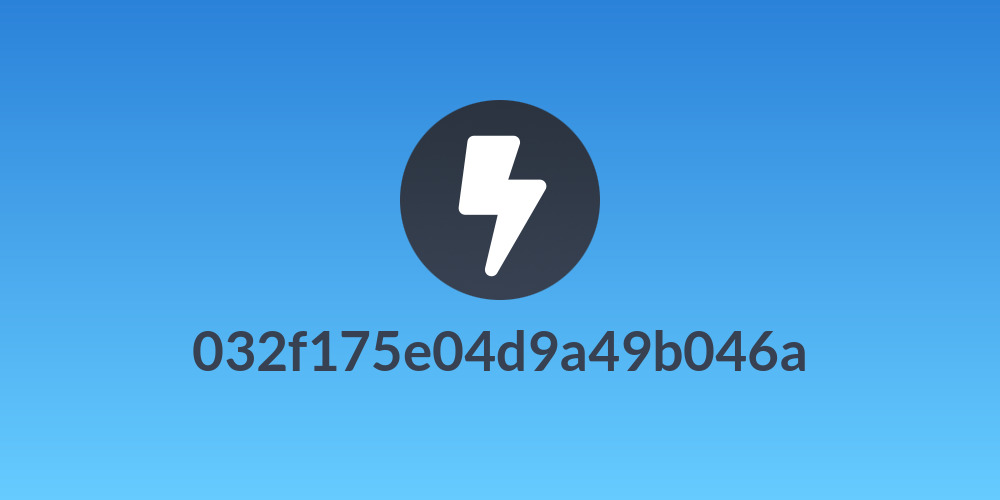 032f175e04d9a49b046a