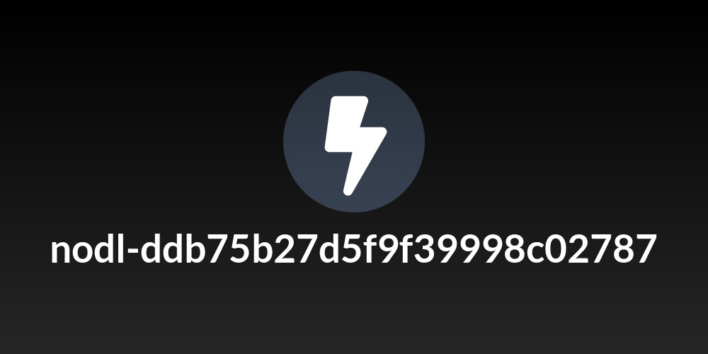 nodl-ddb75b27d5f9f39998c02787