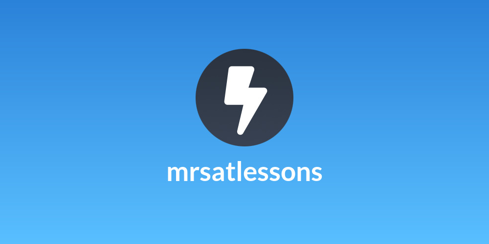 mrsatlessons