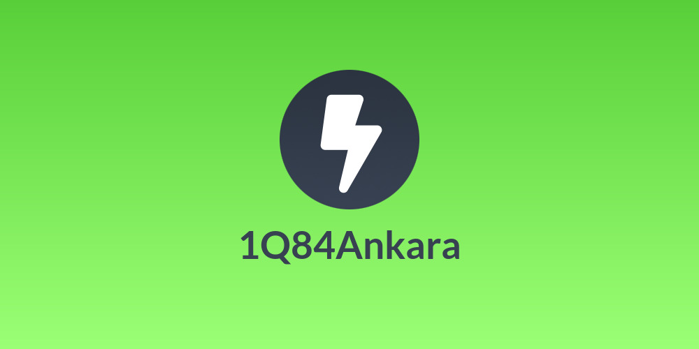 1Q84Ankara