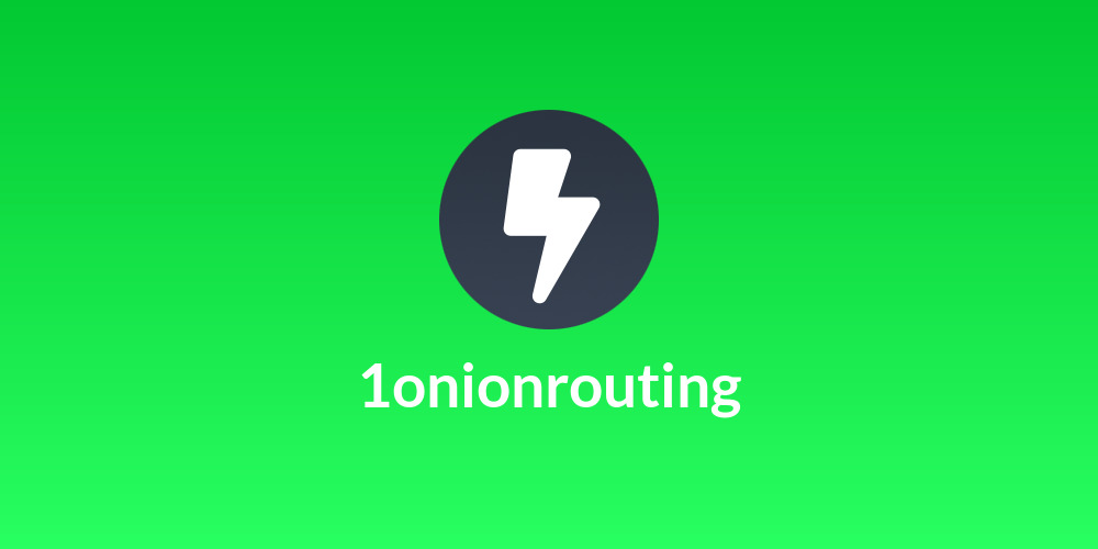 1onionrouting
