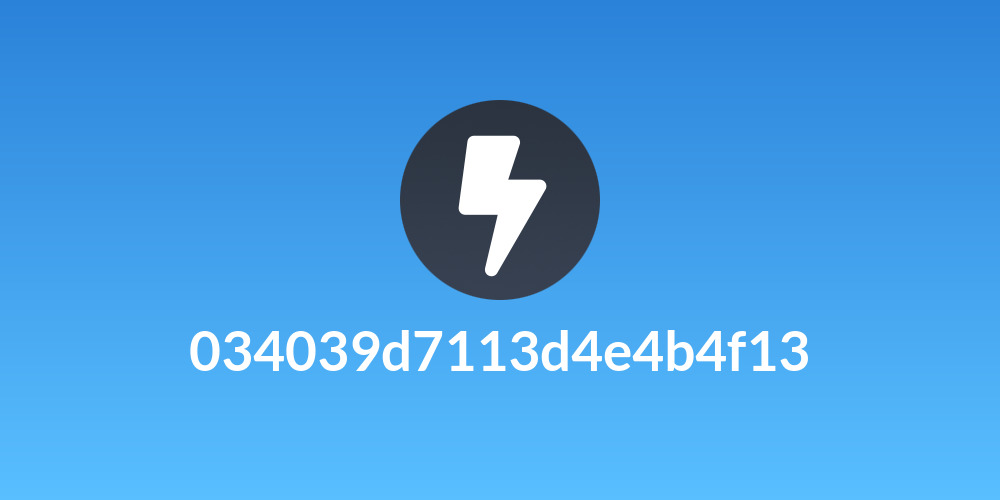 034039d7113d4e4b4f13