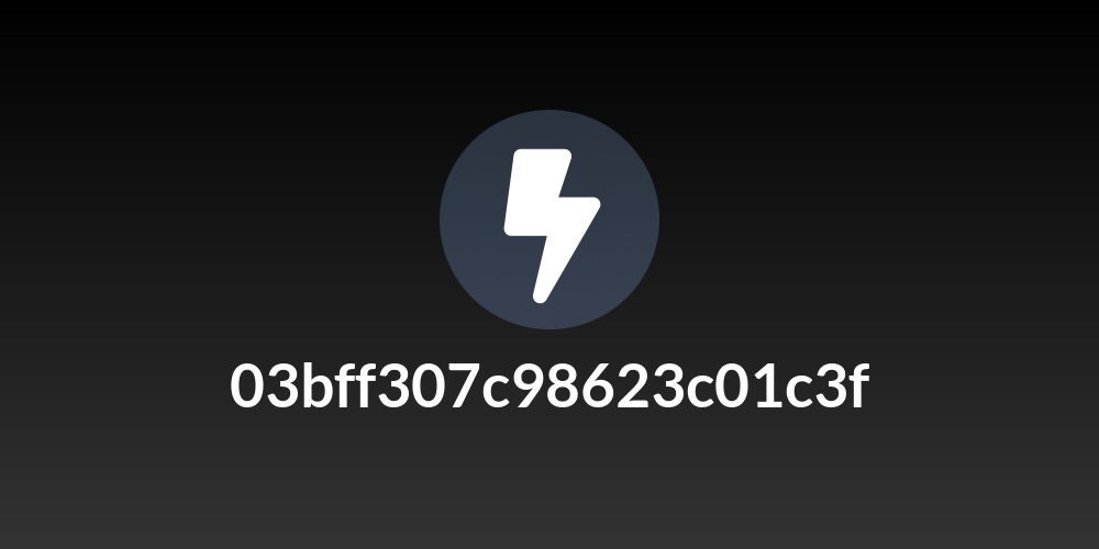 03bff307c98623c01c3f