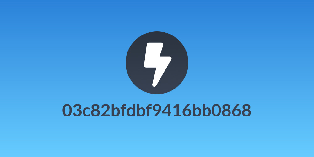 03c82bfdbf9416bb0868