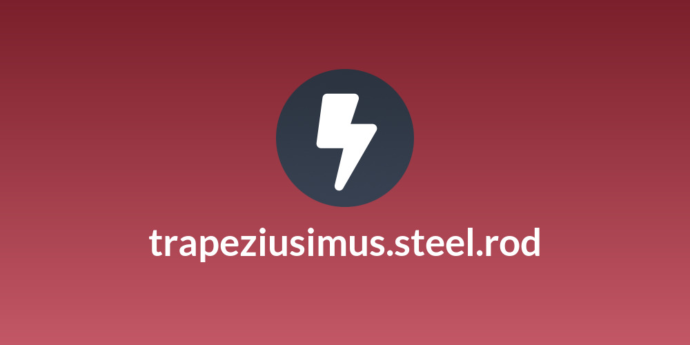 trapeziusimus.steel.rod