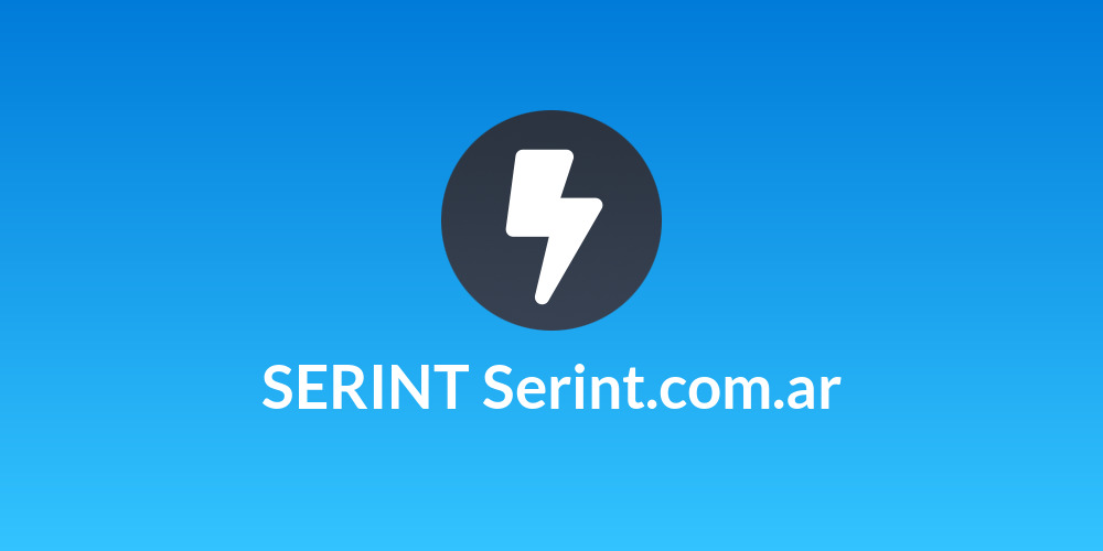 SERINT Serint.com.ar