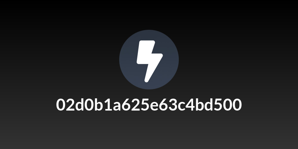 02d0b1a625e63c4bd500