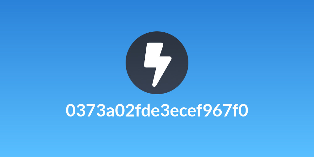 0373a02fde3ecef967f0