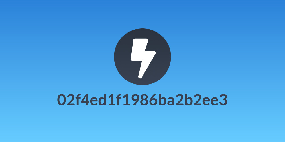 02f4ed1f1986ba2b2ee3