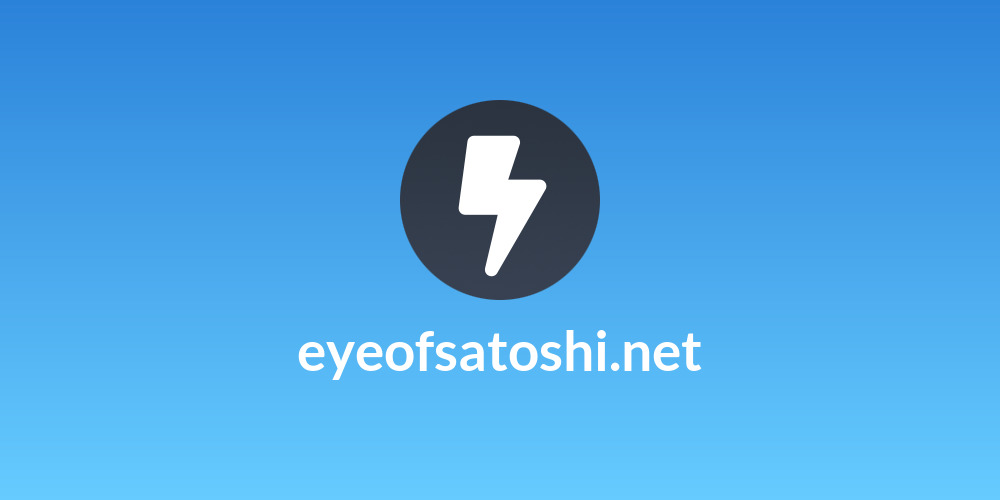 eyeofsatoshi.net