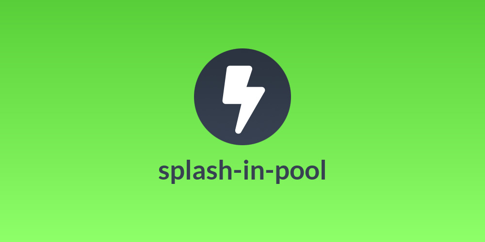 splash-in-pool