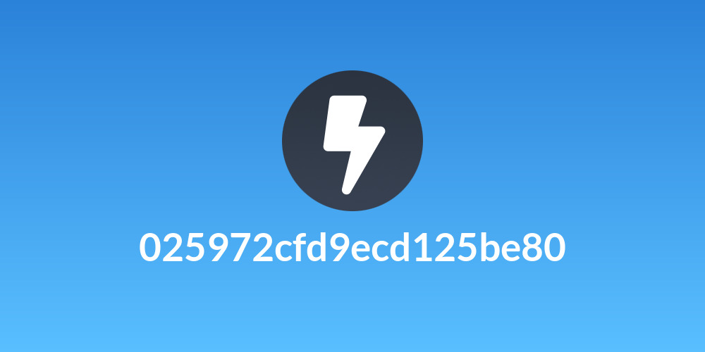 025972cfd9ecd125be80