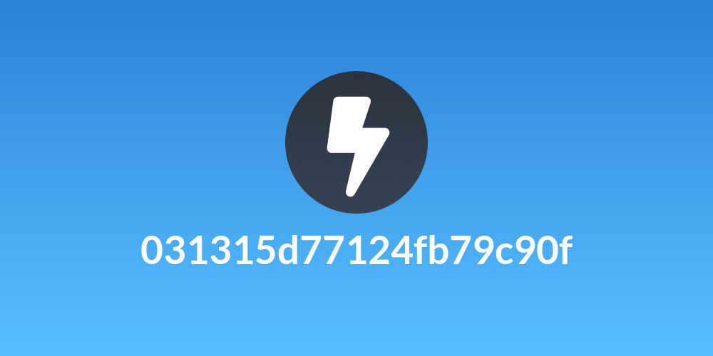 031315d77124fb79c90f