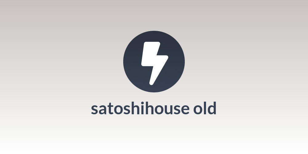 satoshihouse old