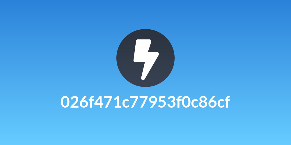 026f471c77953f0c86cf