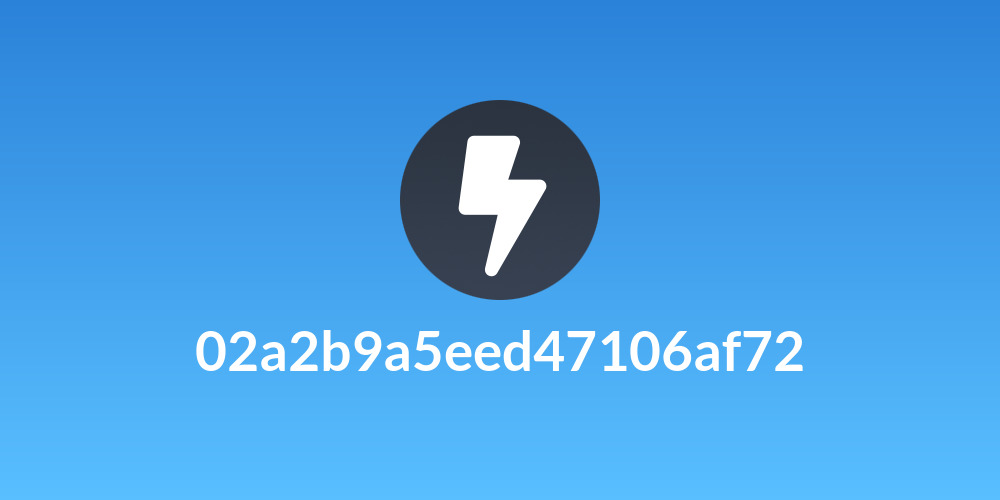 02a2b9a5eed47106af72