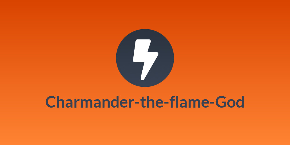 Charmander-the-flame-God