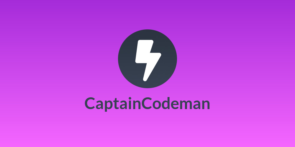 CaptainCodeman