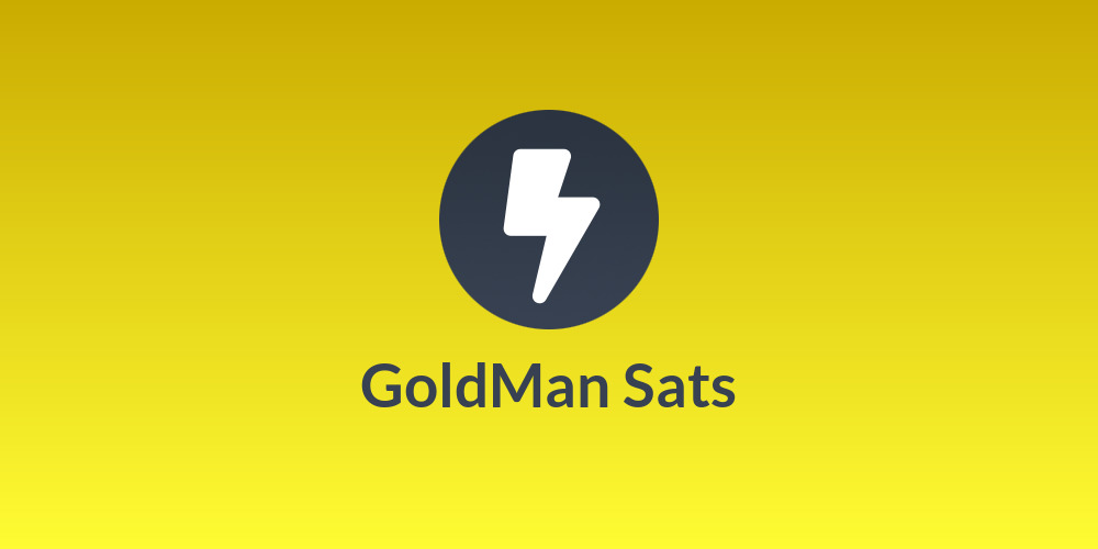GoldMan Sats