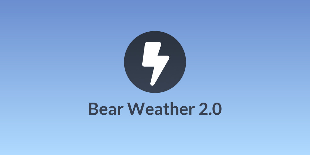 Bear Weather 2.0