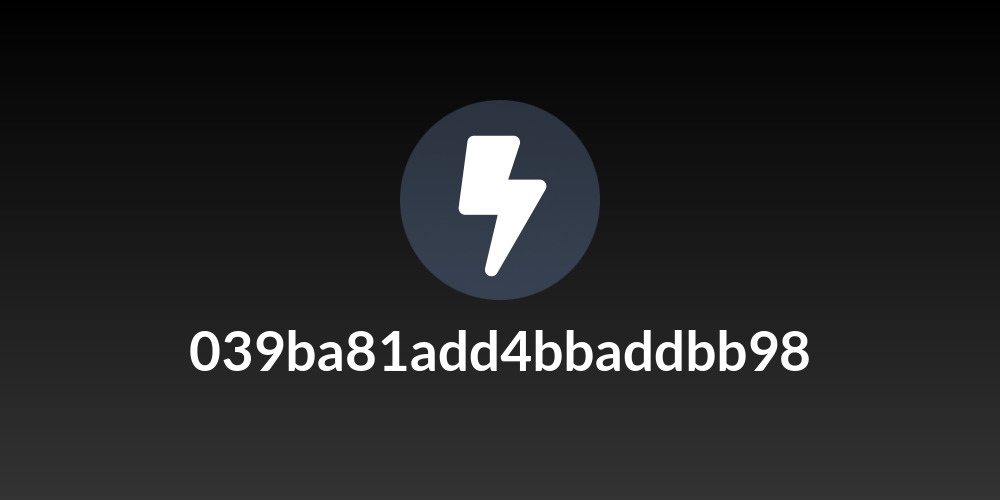 039ba81add4bbaddbb98
