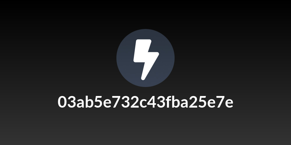 03ab5e732c43fba25e7e