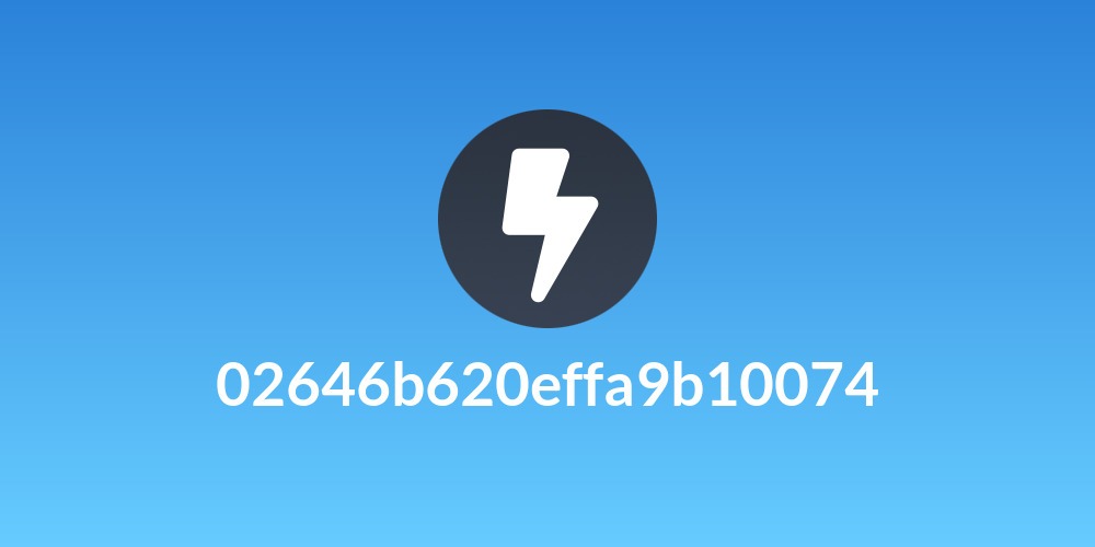 02646b620effa9b10074
