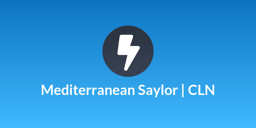Mediterranean Saylor | CLN