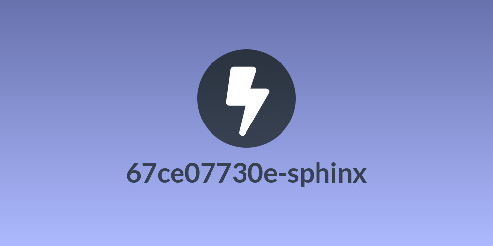 67ce07730e-sphinx