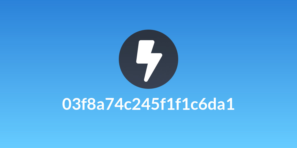 03f8a74c245f1f1c6da1