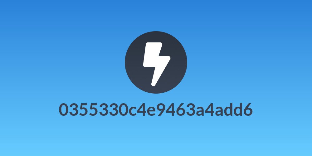 0355330c4e9463a4add6