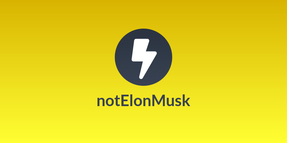 notElonMusk