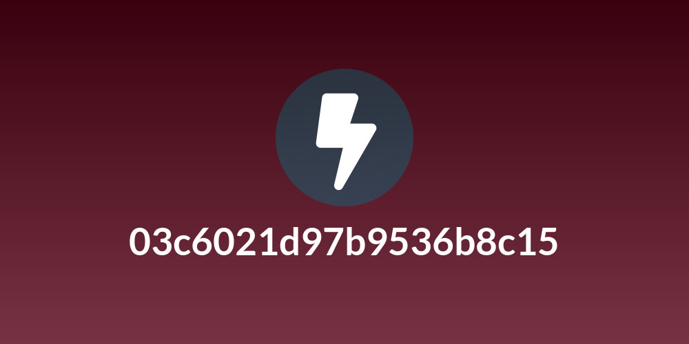 03c6021d97b9536b8c15