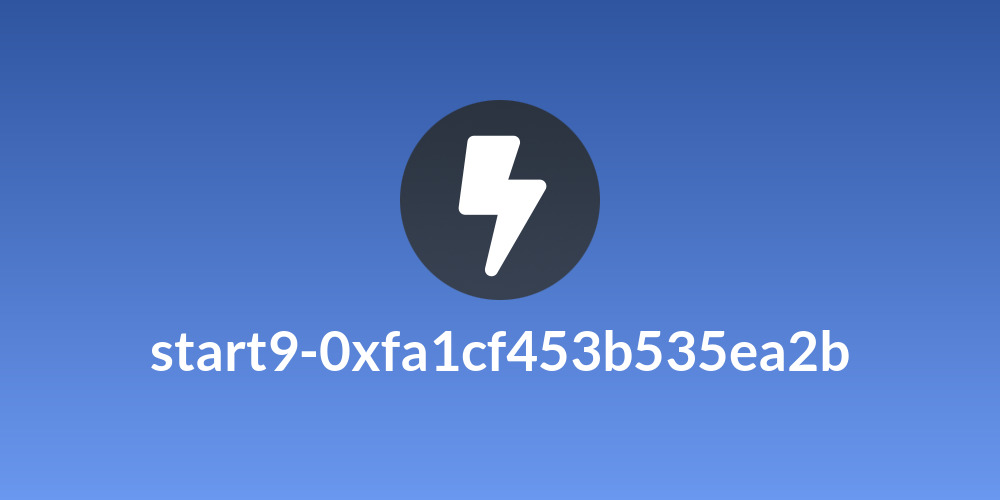 start9-0xfa1cf453b535ea2b