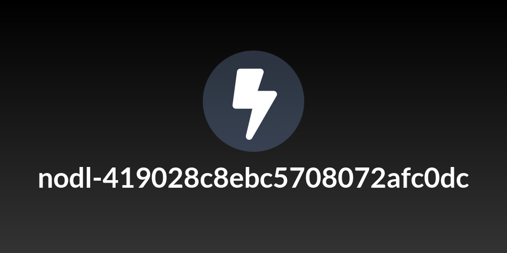 nodl-419028c8ebc5708072afc0dc