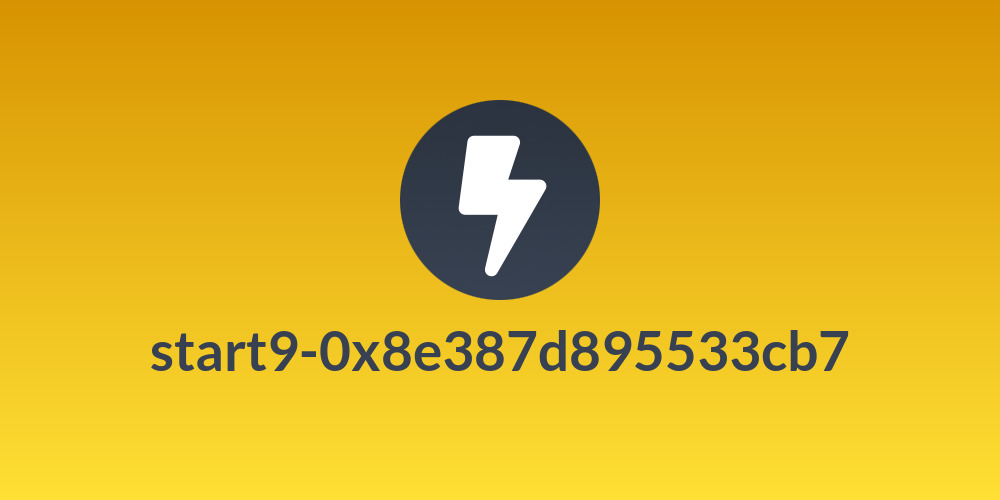 start9-0x8e387d895533cb7