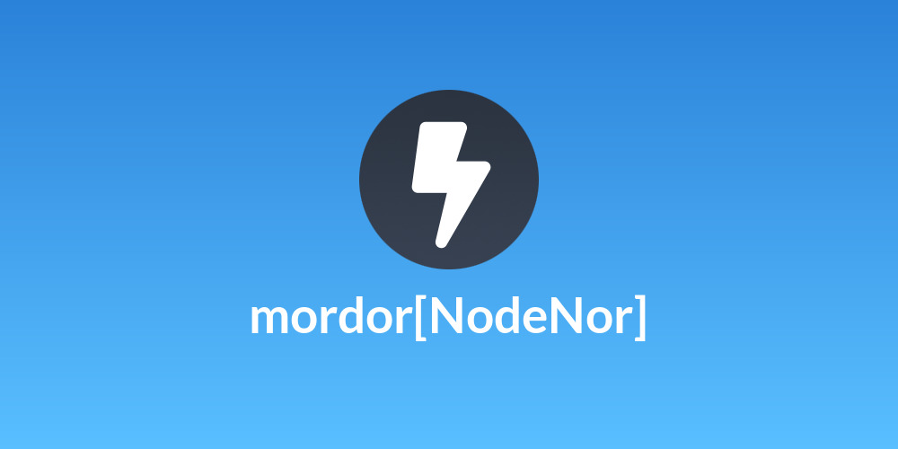 mordor[NodeNor]
