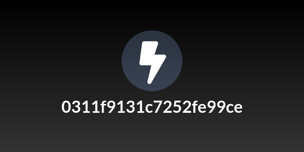 0311f9131c7252fe99ce