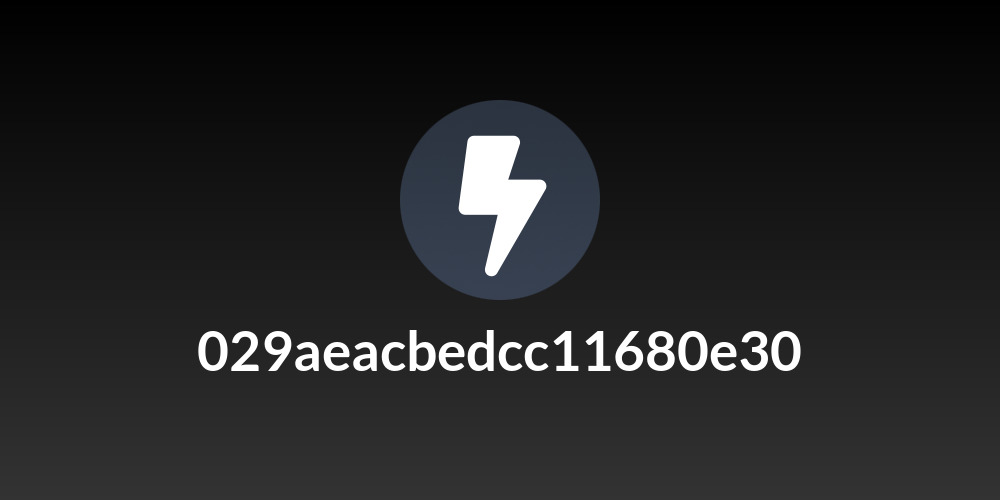 029aeacbedcc11680e30