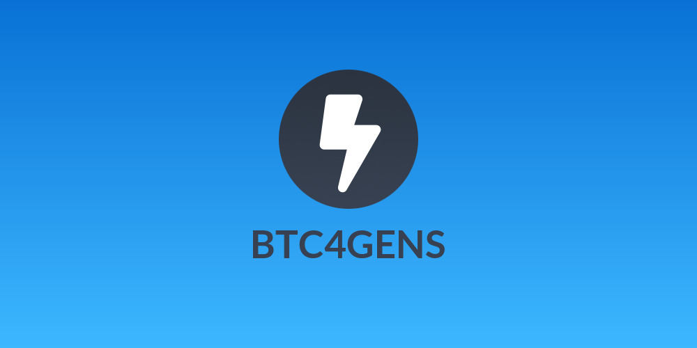 BTC4GENS