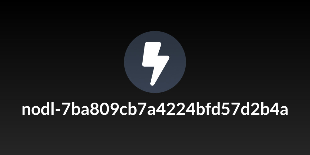 nodl-7ba809cb7a4224bfd57d2b4a