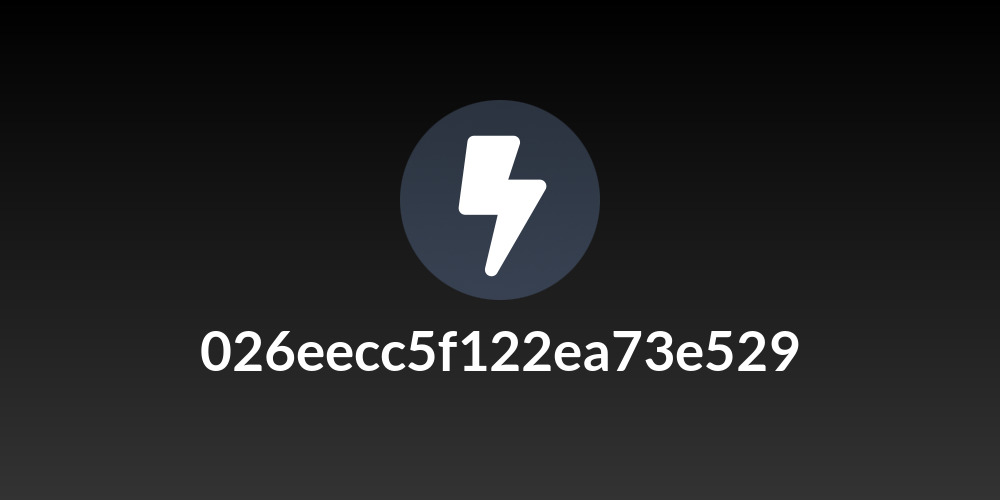 026eecc5f122ea73e529